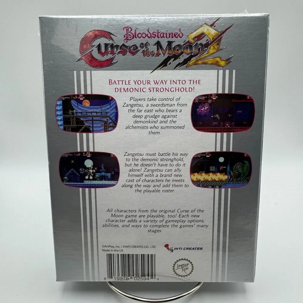 Bloodstained Curse of the Moon 2 Classic Edition (PS4) Brand New Sealed LRG #390